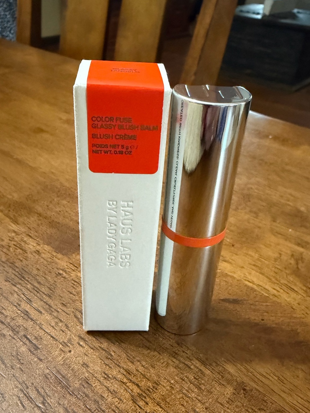 Haus Labs Color Fuse Glassy Blush Balm - Glassy Tangelo